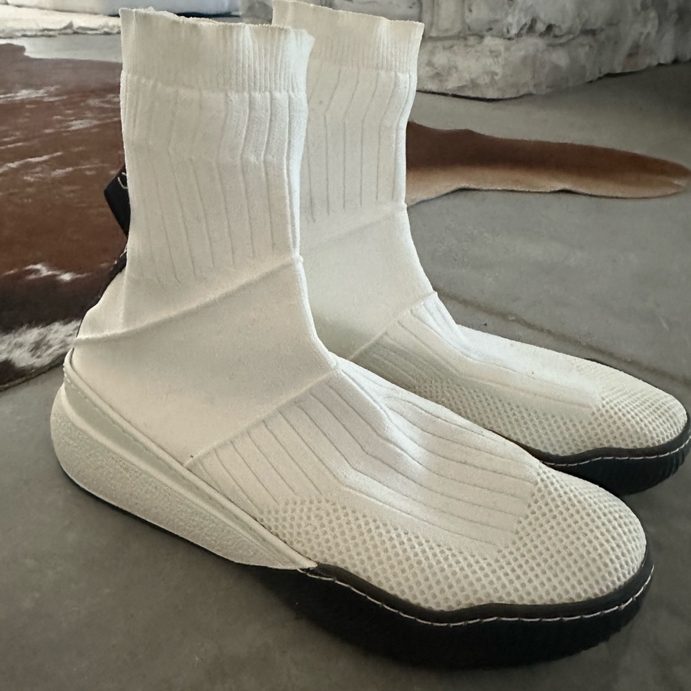 White Sock Sneakers